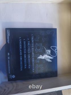 Delain Dark Waters Box Set And Signed Tour Card Wooden Box, Flag, 2 Cd Coasters