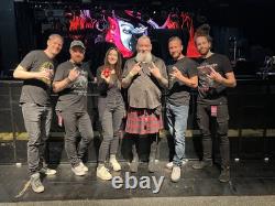 Delain Dark Waters Box Set And Signed Tour Card Wooden Box, Flag, 2 Cd Coasters