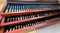 Derwent Artists Colour Pencils set of 120 in Wooden Presentation Box VGC