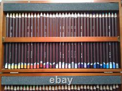 Derwent Coloursoft Pencils. Deluxe Wooden Box Set of 72