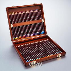 Derwent Coloursoft Pencils Wooden Box Assorted Colours Set of 48