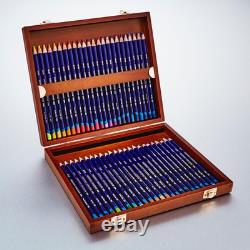 Derwent Inktense Pencils Wooden Box Assorted Colours Set of 48