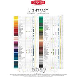 Derwent Lightfast Color Pencils, Professional Quality, Wooden Box Set of 100