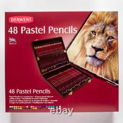 Derwent Pastel Pencil Wooden Box Set of 48
