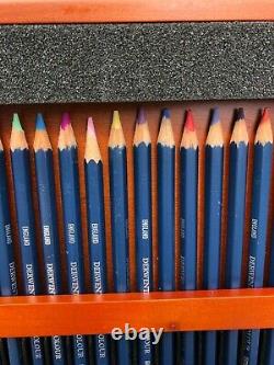 Derwent Watercolour Pencil Wooden Box storage case 72 Set professional pencils