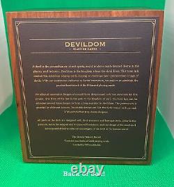 Devildom Deluxe Wooden Box Set by Ark Playing Cards, also with Devildom Coin