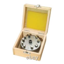 Disc Cutter Multi Set 9 in Wooden Box Metal Jewellery Making Cutting Tool