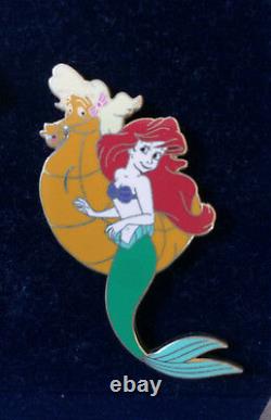 Disney Ariel Little Mermaid Wooden Boxed 5 Pin Set NIB