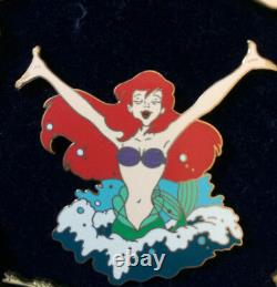 Disney Ariel Little Mermaid Wooden Boxed 5 Pin Set NIB