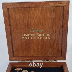 Disney Jiminy Cricket Limited Edition Pin Wooden Box Set Offical Trading 2003