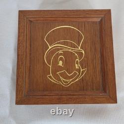 Disney Jiminy Cricket Limited Edition Pin Wooden Box Set Offical Trading 2003