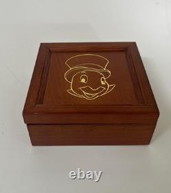 Disney Jiminy Cricket Limited Edition Pin Wooden Box Set Official Trading