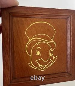 Disney Jiminy Cricket Limited Edition Pin Wooden Box Set Official Trading