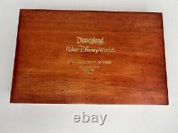 Disney Pins 2004 Olympics Goofy Gold Medals in Engraved Wooden Box Set of 5