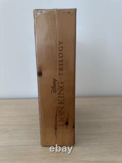 Disney The Lion King Trilogy Blu-ray Wooden Box Set UNOPENED