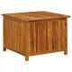 Durable Garden Storage Box 75x75x58 Cm Acacia Wood Set New