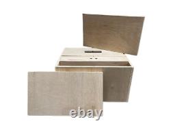 EVL Set of 4 Apple Boxes with Carrier Box for Studio, Film Set & Photography