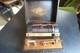 Early 1920's Cat's Whisker Crystal Receiver Set In Beautiful Inlaid Wooden Box