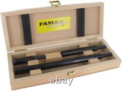 FAMAG 1639.583 Extension Set in Wooden Box Diameter 8 mm, 3 Pieces, 80, 125, 250