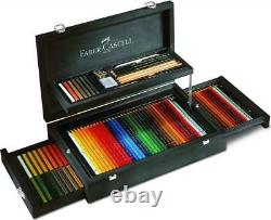 Faber-Castell 126 Piece Set Art & Graphic Collection Mahogany Gift Box NEW SALE