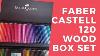 Faber Castell Albrecht Durer Watercolor Pencils 120 Wood Box Set Unboxing