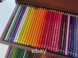 Faber-Castell Polychromos 100 set, wooden box, complete, 90%+ unused new £400+