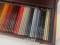 Faber-Castell Polychromos 100 set, wooden box, complete, 90%+ unused new £400+