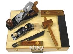 Faithfull Carpenters Tool Kit 5 Piece in Wooden Box