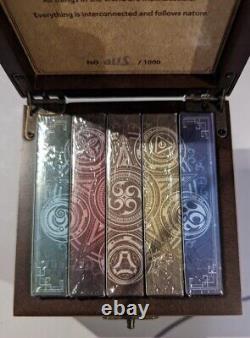 Five Elements Collector's Wooden Box Set Playing Cards New & Sealed 115/1000