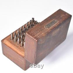 G BOLEY Complete Staking Set and 40 Punches Watch Repair Tools with Wooden Box