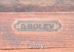 G. Boley Watch Repair Staking Set with 40 Punches and Wooden Box 3.99mm 4.00mm