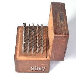 G. Boley Watch Repair Staking Set with 40 Punches and Wooden Box 3.99mm 4.00mm
