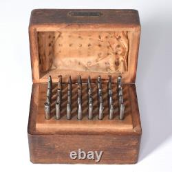 G. Boley Watch Repair Staking Set with 40 Punches and Wooden Box 3.99mm 4.00mm
