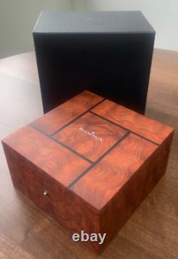 GENUINE BLANCPAIN RARE WOODEN BROWN OAK WATCH BOX SET With MANUALS MP182