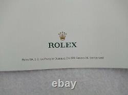 GENUINE ROLEX Sea Dweller 16600 watch box case 65.00.02 Guarantee set 199005