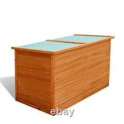Garden Storage Box 126x72x72 cm Wood Practical Set