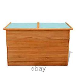 Garden Storage Box 126x72x72 cm Wood Practical Set