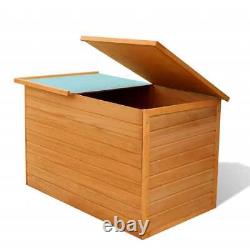Garden Storage Box 126x72x72 cm Wood Practical Set