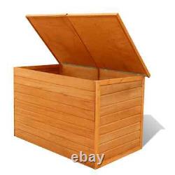 Garden Storage Box 126x72x72 cm Wood Practical Set