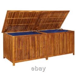 Garden Storage Box 175x80x75 cm Wood Practical Set