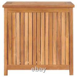 Garden Storage Box 60x50x58 cm Teak Wood Practical Set