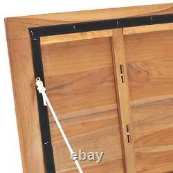 Garden Storage Box 60x50x58 cm Teak Wood Practical Set