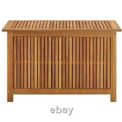 Garden Storage Box 90x50x58 cm Wood Practical Set