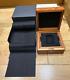 Genuine Original Large Blancpain Wooden Wood Watch Box Case Complete Set