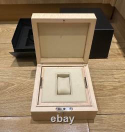 Genuine Original Large Blancpain Wooden Wood Watch Box Case Complete Set