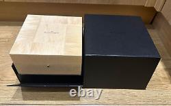 Genuine Original Large Blancpain Wooden Wood Watch Box Case Complete Set