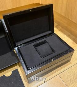 Genuine Original Large Wood Wooden Bvlgari Bulgari Watch Box Case Complete Set