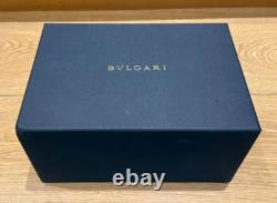 Genuine Original Large Wood Wooden Bvlgari Bulgari Watch Box Case Complete Set