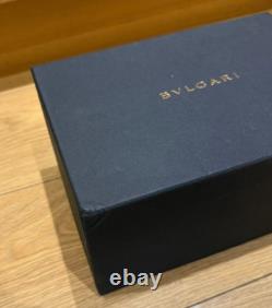 Genuine Original Large Wood Wooden Bvlgari Bulgari Watch Box Case Complete Set