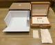 Genuine Original Omega Wood Wooden Watch Presentation Box Case Full Set